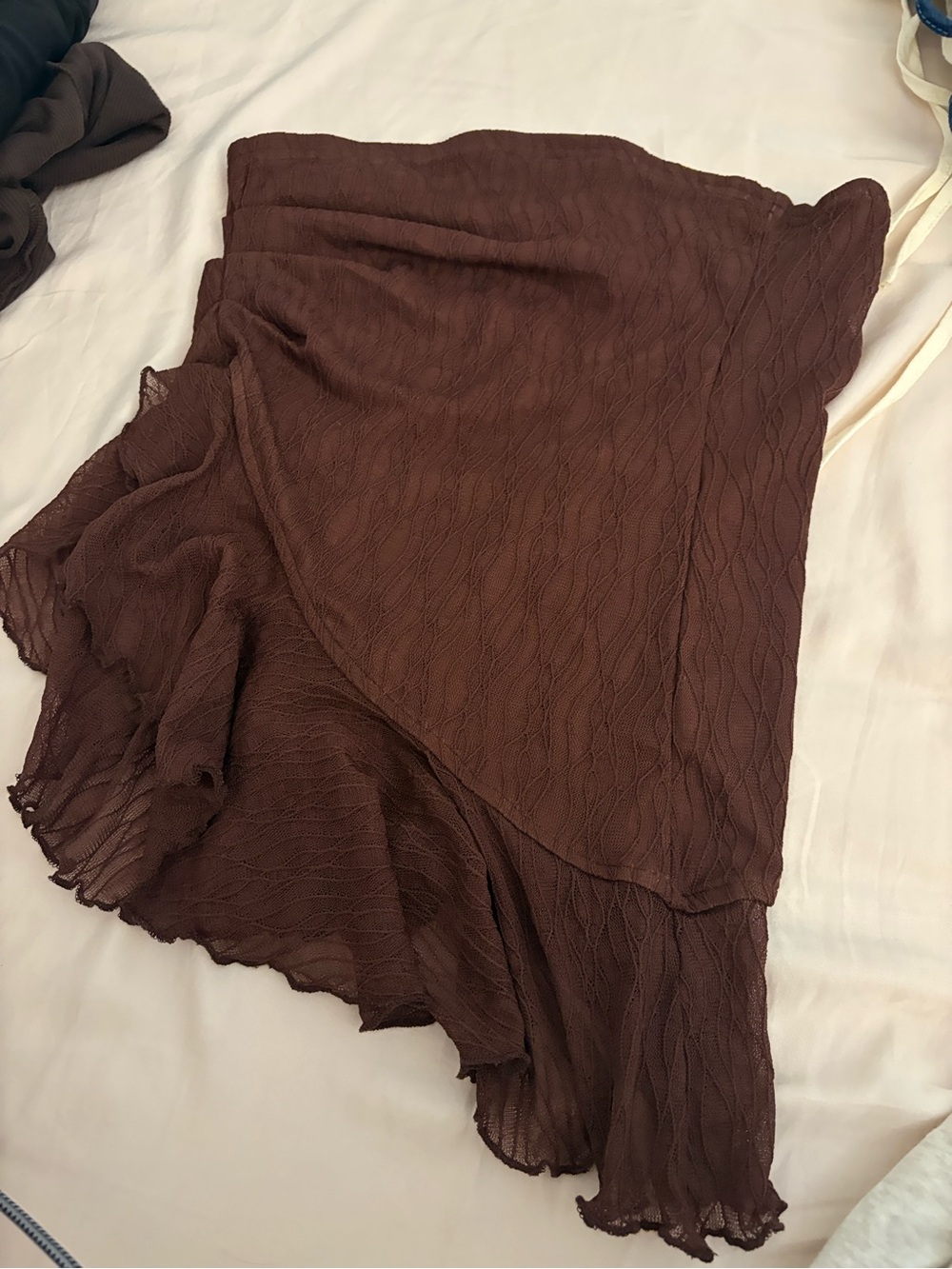 Cider Ruffle Bandeau Top - Picture 6 of 7